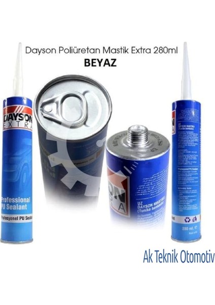 Poliuretan Extra Mastik 280ML Beyaz