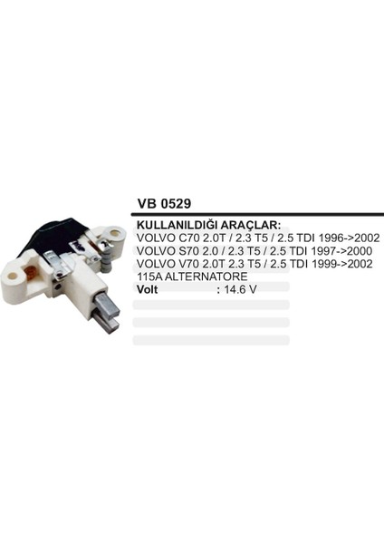Konjektor 12V Bosch T.volvo C70 S70 V70 98>