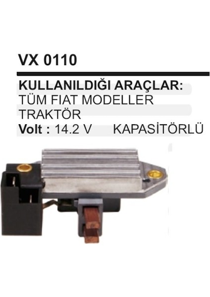 Konjektor 12V Tofas Uyumlu Fiat Ford Ym Alternatorlerde