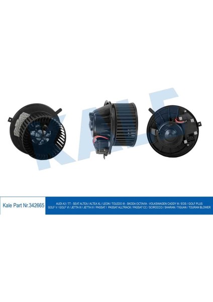 Kalorifer Motoru 12V Golf 5 2003-2008 Jetta 3 2005-2010