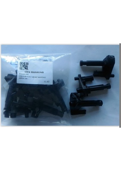 Dış Kapı Kolu Sport Mandali Arka Master 3