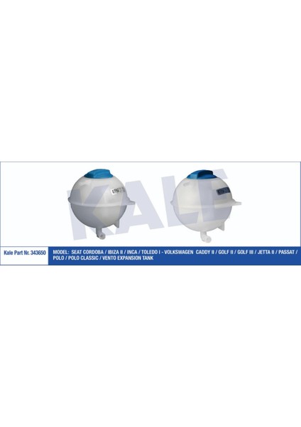 Radyatör Yedek Su Deposu Kapaklı Caddy 2 Golf 2 Vento Jetta