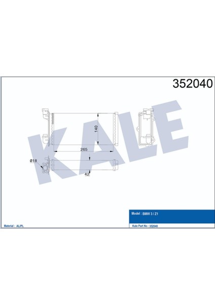 Kalorifer Al Mknk 3 Z1 (E30) 82-