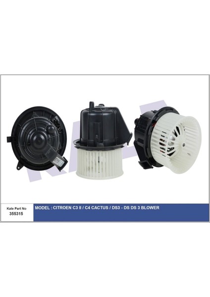 Kalorifer Motoru Citroen C3 Ii C4 Cactus Ds3 Ds Ds 3 Blower