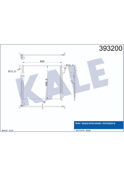 Klima Kondenseri Nissan Navara (D40) Pathfinder