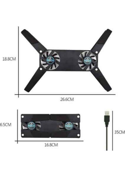 Günay Trendscape Katlanabilir Laptop Soğutucu