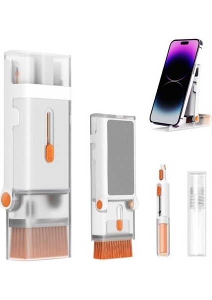 Çok Amaçlı Temizleyici Kit ve Telefon Standı