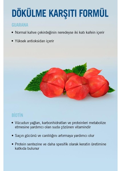 Bonacure Guaraná ve Biotin Şampuan 250 ml