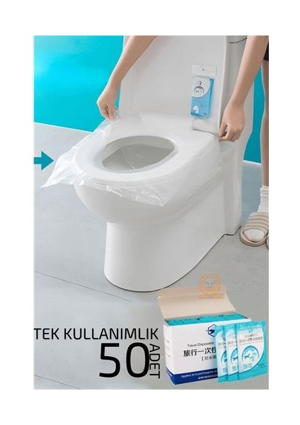 Transformacion Klozet Kapağı Kılıfı Hijyenik Tek Kullanımlık 50 Adet 720809