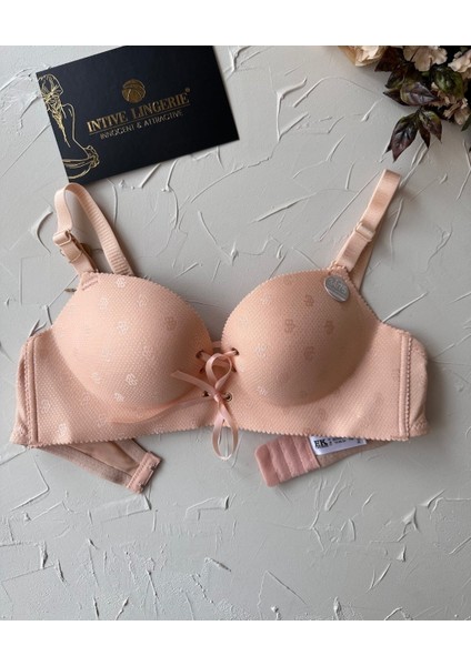 Alice Ithal Balensiz Push-Up Çiçek Desenli Önden Kurdeleli Sütyen
