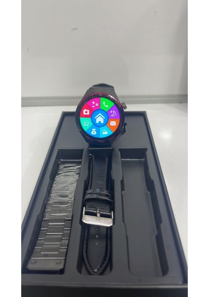 47 mm Sıpki Watch 4 Pro Plus Super Amoled Ekran Akıllı Saat Siyah 1 Yıl Ithalatçı Garantili 400-500