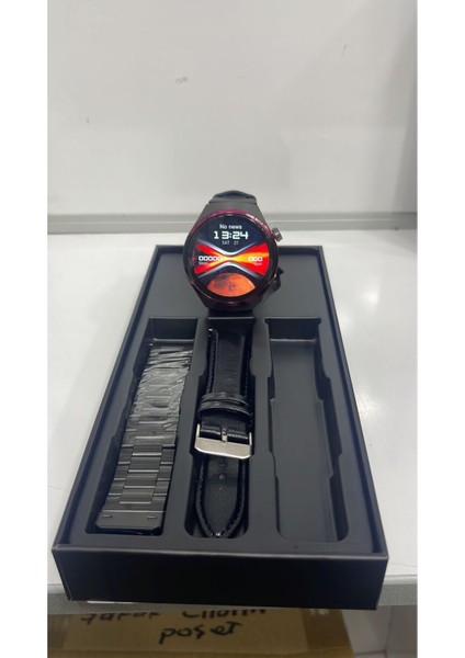 47 mm Sıpki Watch 4 Pro Plus Super Amoled Ekran Akıllı Saat Siyah 1 Yıl Ithalatçı Garantili 400-500