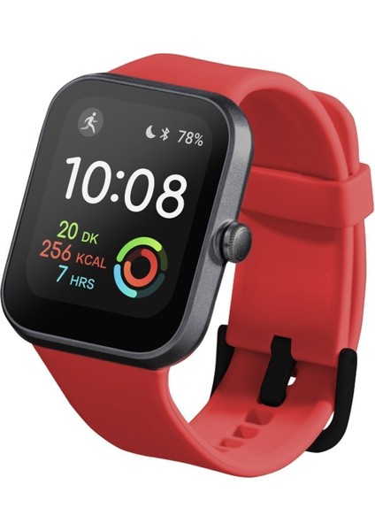 Kırmızı Akıllı Saat 2 Max Kırmızı 2 Yıl 42 mm Siyah Kırmızı 300-400 Mah Vestel Garantili fiyatları