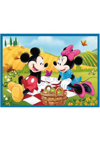 PUZZLE-93344 2ın1 Disney Puzzle -Trefl