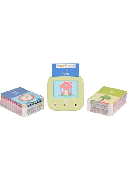 LC-31050 Öğretici Türkçe-Ingilizce Konuşan Flash Kartlar -Let's Be Child