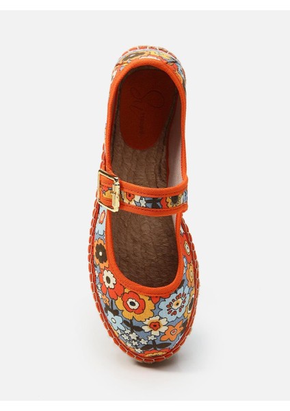 Paris Turuncu Kadın Düz Espadril modelleri