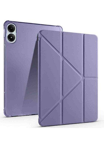 Xiaomi Poco Pad 12.1inç Için Kılıf Katlanır Kalemlikli Standlı Akıllı Case