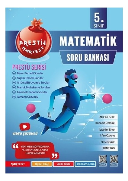 Nartest 5.sınıf Prestij Matematik Soru Bankası