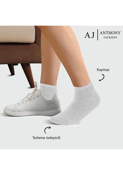 10 Çift Kutulu Bambu Premium Bay-Bayan Patik Çorap - Bilek Boy Kısa Spor Koşu ve Yürüyüş Çorabı modelleri