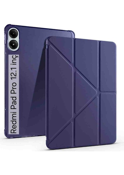 Xiaomi Redmi Pad Pro 12.1inç Için Kılıf Katlanır Kalemlikli Standlı Akıllı Case