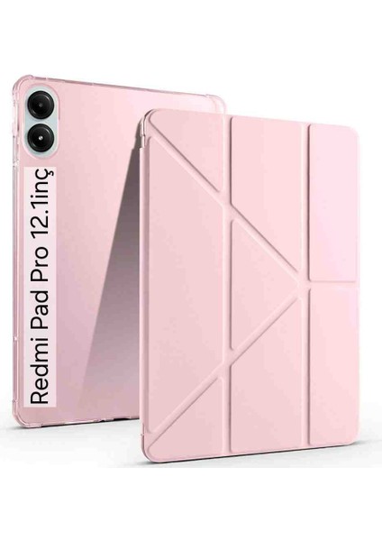 Xiaomi Redmi Pad Pro 12.1inç Için Kılıf Katlanır Kalemlikli Standlı Akıllı Case