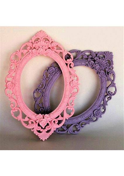 Büyük Boy Çerçeve 34CM Silikon Kalıp K-003 fırsatları