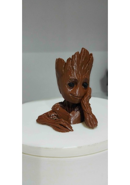 Groot 3D Saksı Kalemlik Figür 10CM