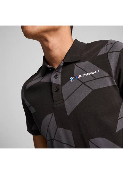 Bmw M Motorsport Erkek Jacquard Polo