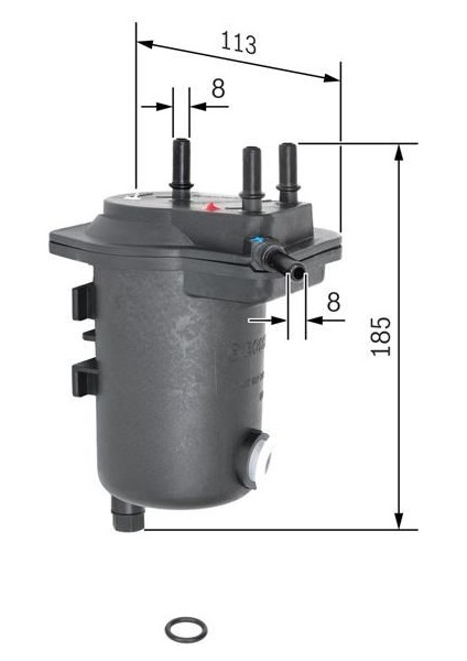 Renault Megane 2 1.5 Dcı Bosch Mazot Yakıt Filtresi 2002-2009