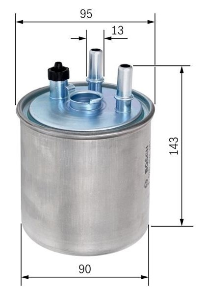 Renault Laguna 3 1.5 Dci Bosch Mazot Yakıt Filtresi 2007-12