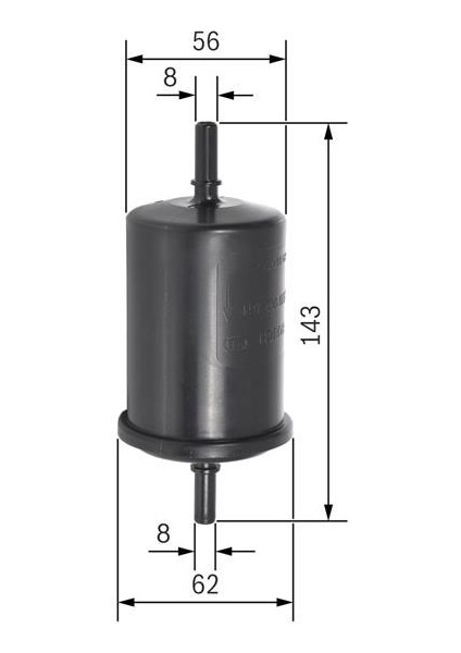 Renault Clio 2 1.2 16V Bosch Mazot Yakıt Filtresi 2000-2008