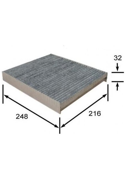 Skoda Fabia 1.6 Tdı Polen Filtresi 2010-2013 Karbonlu