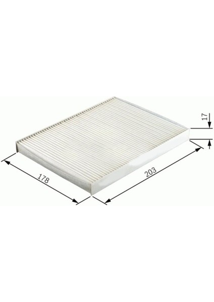 Fiat 500 1.2 Polen Filtresi 2007-2017