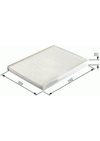 Opel Astra J 1.4 Turbo Polen Filtresi 2010-2016