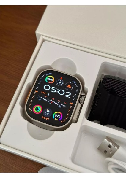 300-400 Mah Hk9 Ultra 2 Max 2024 Yeni Model (Watchos 10 Işletim Sitemi Chatgpt Amoled) 6 Ay Yo