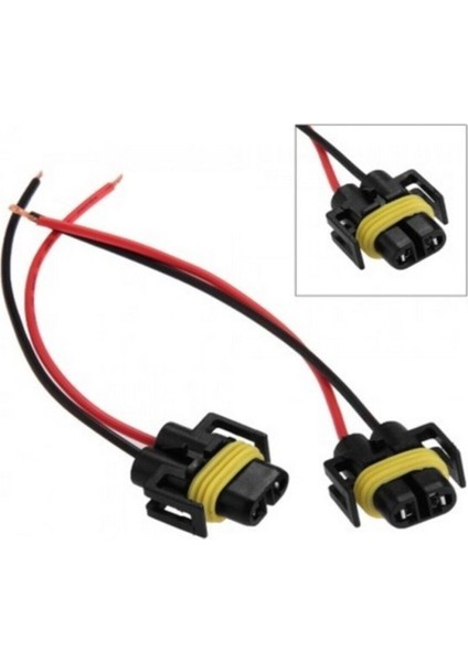 H8 H9 H11 Kablolu Far Ampul Soketi 2 Adet fiyatları