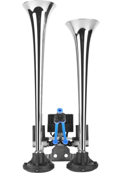 Korna Havali Ikili Dalidali Çift Ses 12V Krom