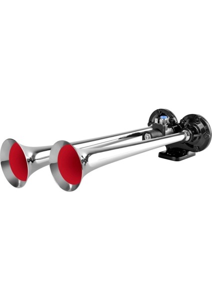 Korna Havali Ikili Duz Ses 12V Krom