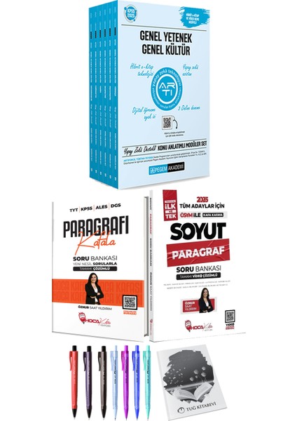 Paragrafı Kafala Soyut Paragraf Soru Bankası - 2025 Kpss Lisans Konu Anlatımlı Modüler Set - (6 Kitap)