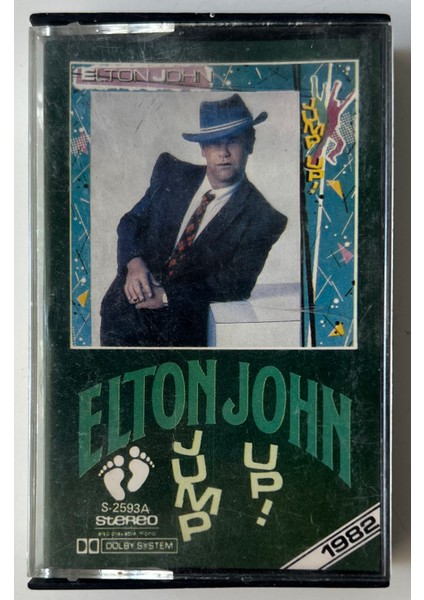 Elton John Jump Up! Kaset (Orjnal Dönem Malezya Foot Print Baskı Kaset)