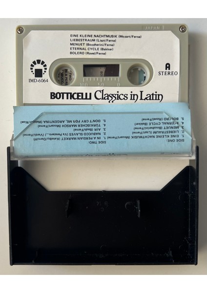 Botiticelli Classics In Latin Kaset (Orjnal Dönem Baskı Kaset)