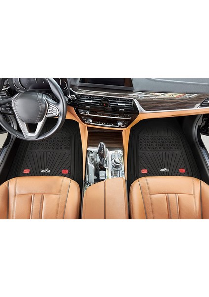 Volkswagen Passat B6 Sedan 2008 Uyumlu Havuzlu Ünıversal Yeni Nesil Plus Paspas Siyah - Mavi