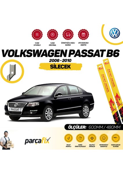 Vw Passat Inwells Ön Muz Silecek Takımı 2006-2010 B6