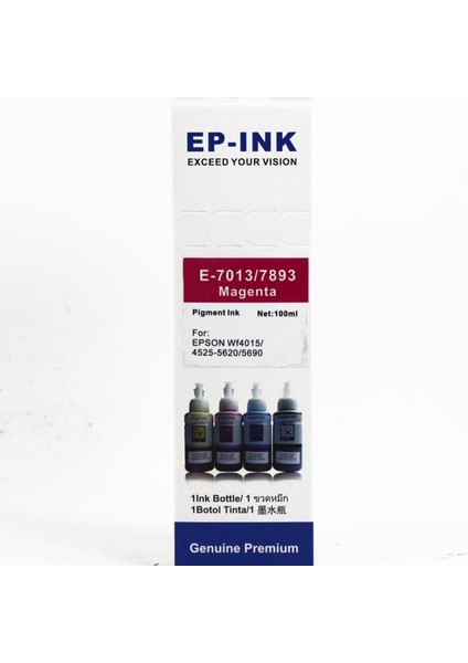 Fast® Epson T7893 Pigment Kırmızı Şişe Mürekkep 100ML