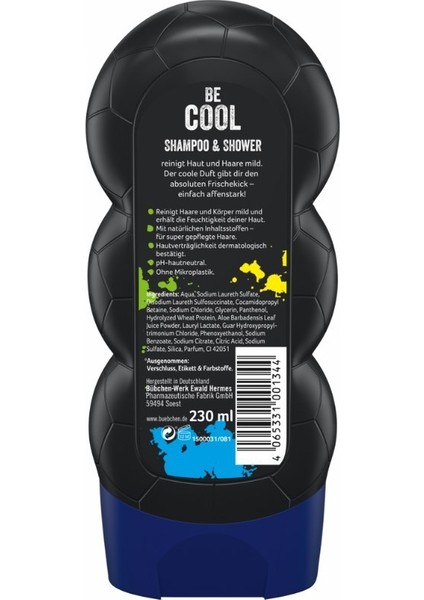 Çocuk Şampuan&duş Jeli 2 In 1 Be Cool 230 ml