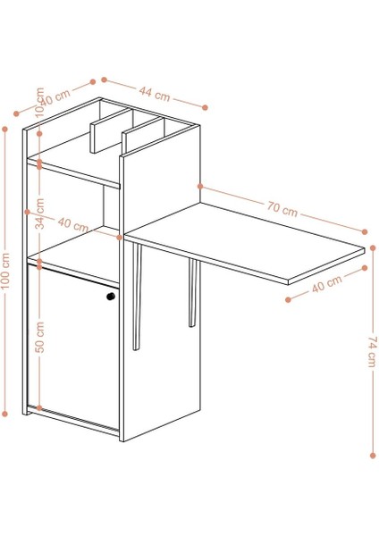 Rita Katlanır Çalışma Masası indirimleri