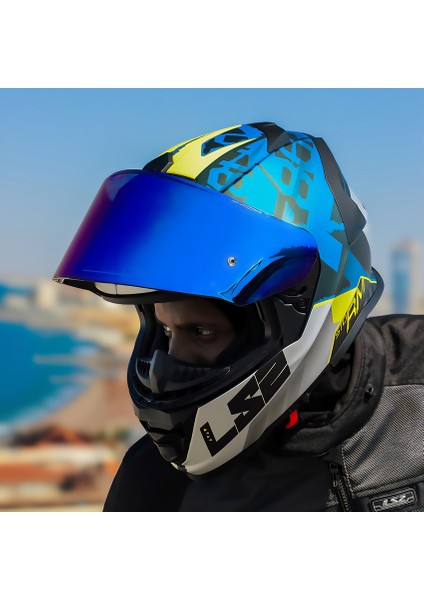 Storm 2 Sprınter Mat Siyah-Gri-Cobalt Kask Yüksek Performanslı Hava Kanallı 1530 gr modelleri