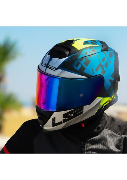 Storm 2 Sprınter Mat Siyah-Gri-Cobalt Kask Yüksek Performanslı Hava Kanallı 1530 gr fırsatları