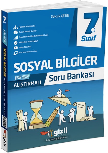 2025 7. Sınıf Sosyal Bilgiler Alıştırmalı Soru Bankası