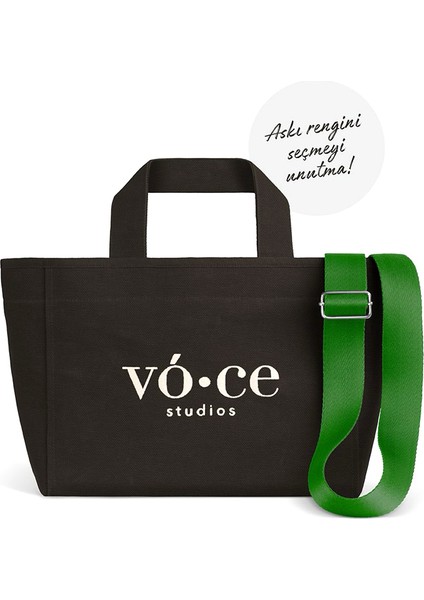 Kanvas Black Medium Bag